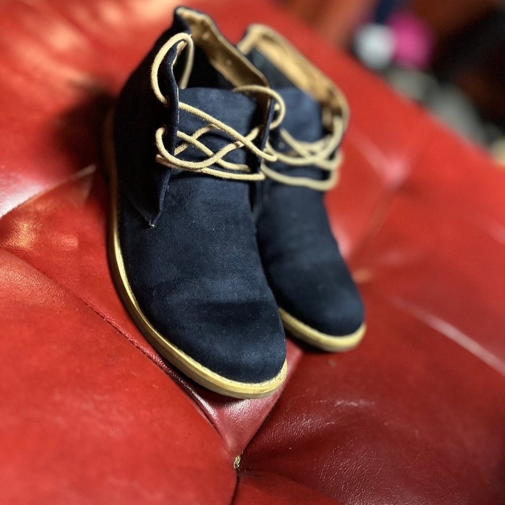 Chukka Boots - Navy Blue - H&M
